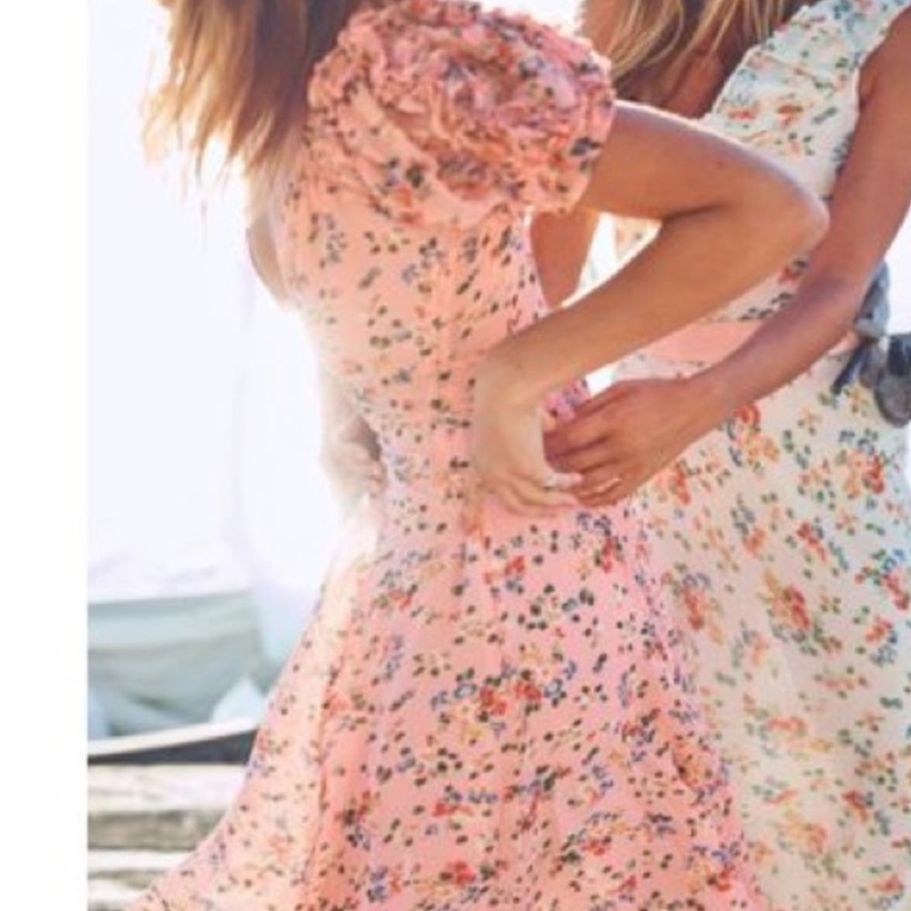 Clemence Dress in Sunset Pink
LoveShackFancy size 2 silk dress in Sunset Pink - Picture 4 of 14